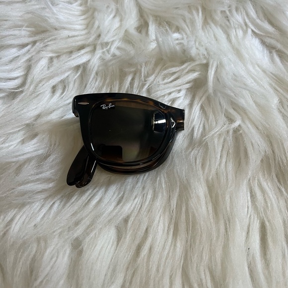 Rayban Wayfarer Folding Classic Sunglasses - Brown - Picture 3 of 10